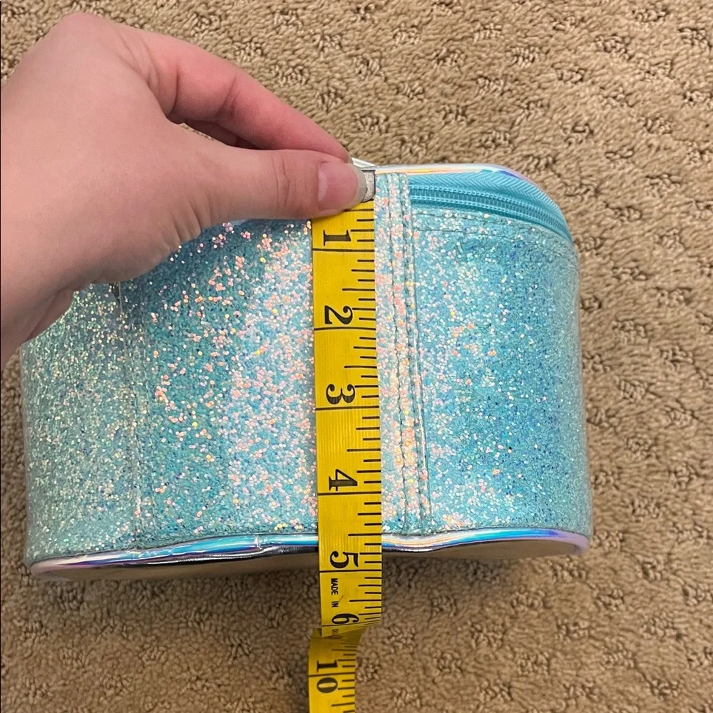 Justice Light Blue Makeup Bag